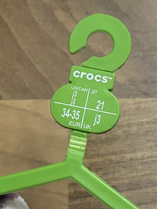 Papuci Crocs îmblăniți, multicolori, mărimea 34-35