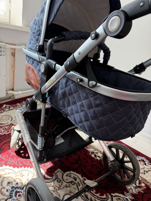 Коляска ining baby синий цвет