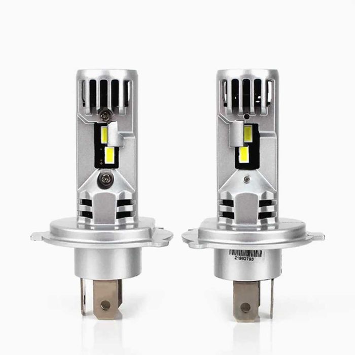 LED 30W Мини Диодни крушки H4, 12V, Canbus - 30% повече светлина.