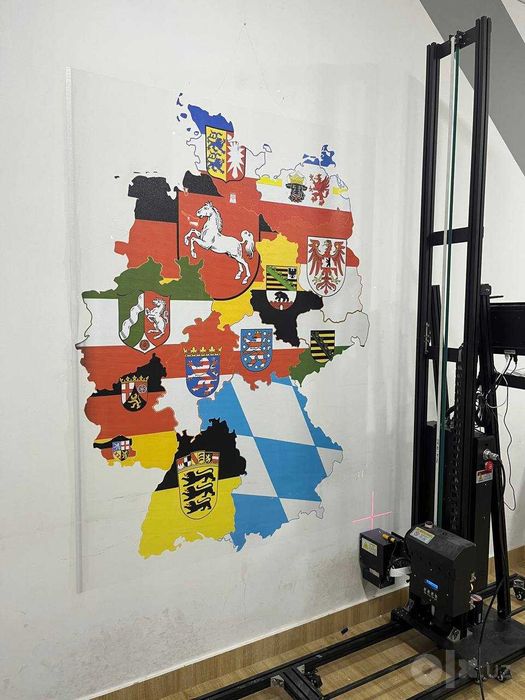 3D WALL Printer, Devorga rasm chizish printeri