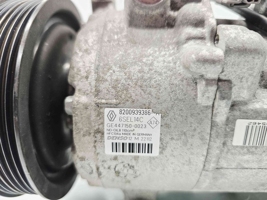 Compresor clima Renault Megane 3 (B95) [Fabr 2008-2016] 8200939386 1.6