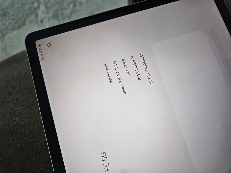 Tableta Samsung s7 Fe 5g