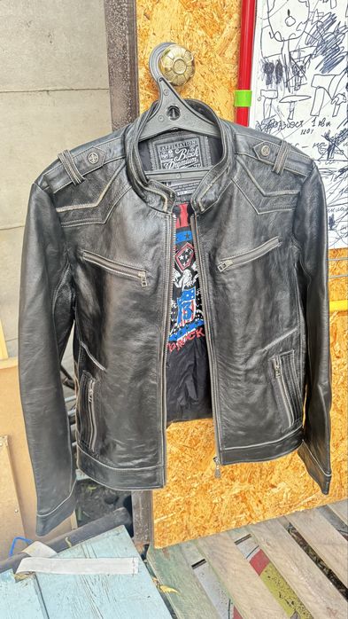 Куртка кожанная американец