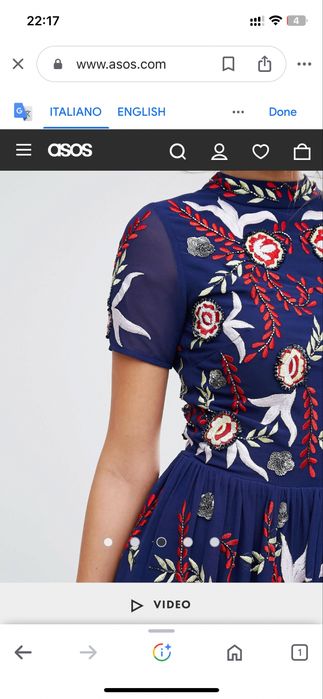 Дълга рокля Asos нова