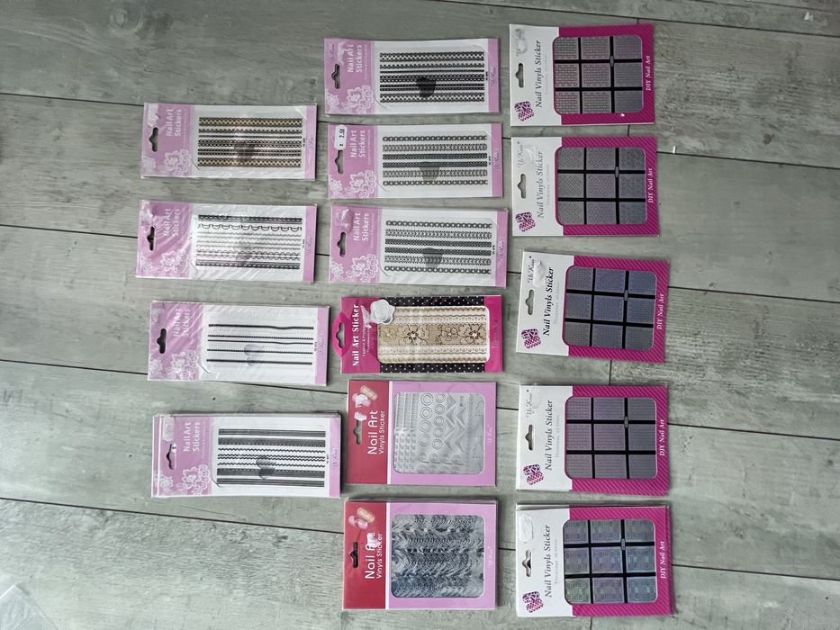 Голям комплект стикери и винили за декорация на нокти (Art Nail)