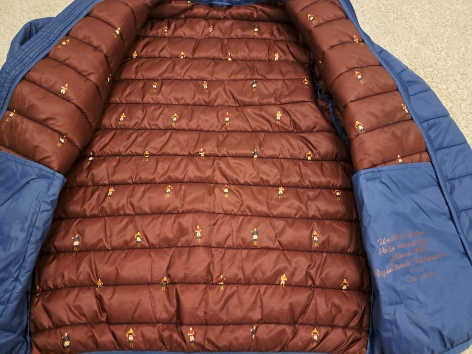 Geaca matlasata us polo assn primavara toamna marimea 152 12 ani