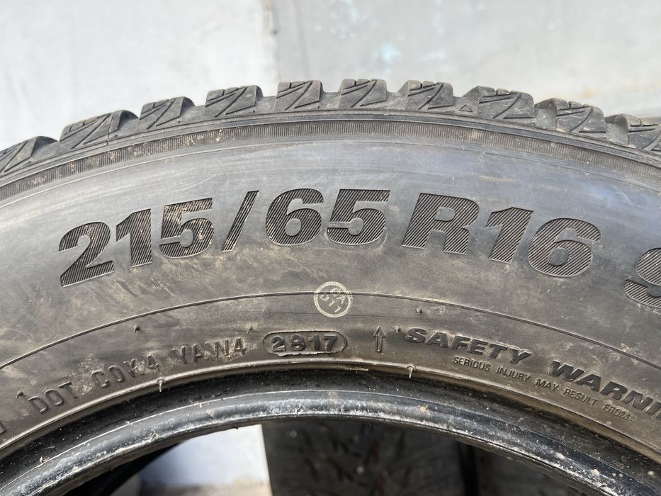 4 бр. зимни гуми 215/65/16 Kumho  6 mm DOT 2817