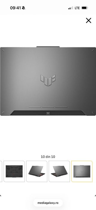 Laptop ASUS TUF A15, AMD RYZEN 5, NVIDIA 4050, 16 GB RAM