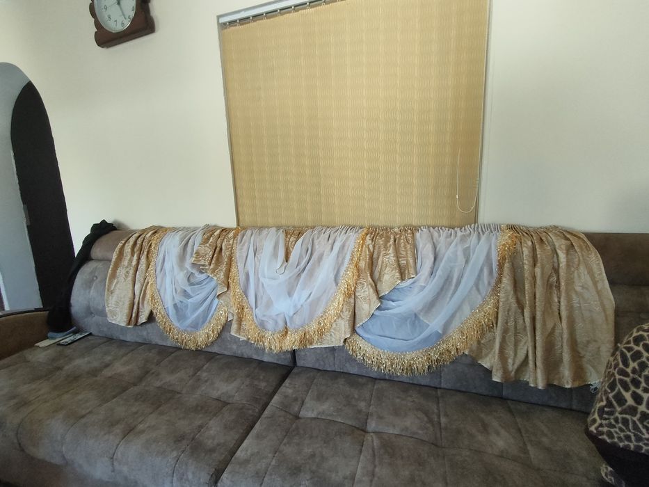 Комплект штор с ламбрикеном