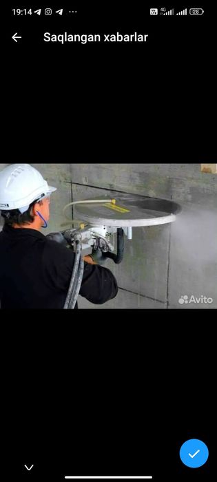 Beton kesish teshish buzish