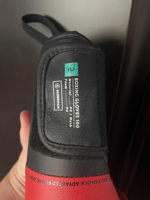 Vand sax de box cu manusi SAC DE BOX 14 KG ROȘU - OUTSHOCK Decathlon