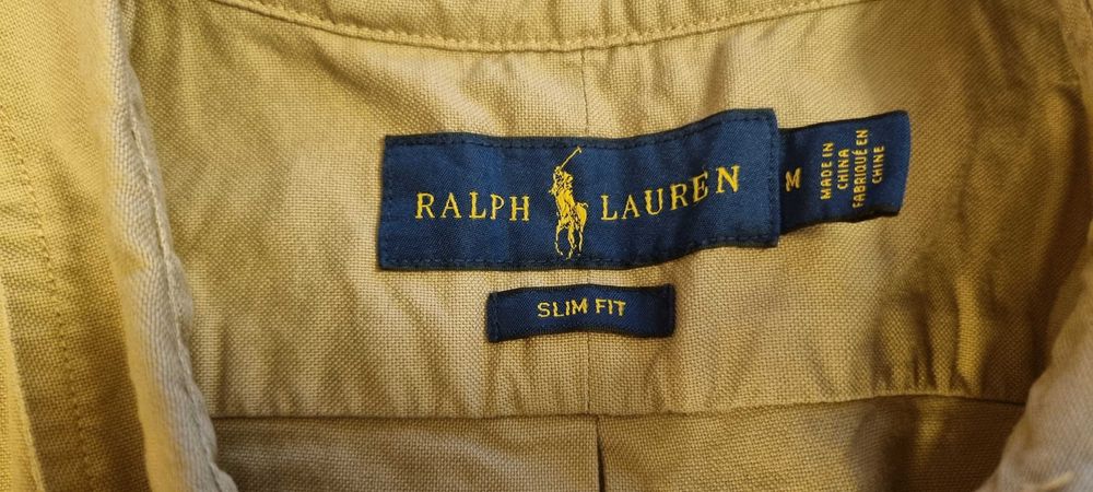 Camasa Polo Ralph Lauren barbati, maneca scurta, marimea M slim fit