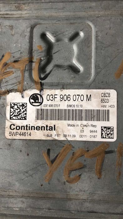 ECU Calculator motor Skoda Yeti 1.2, cod 03F906070M