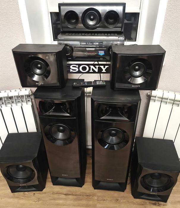 Колонки сабвуфер .ресивер Сони Sony STR-KM3 в Хорошем состоянии