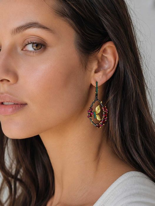 Серьги из серебра 925 пробы