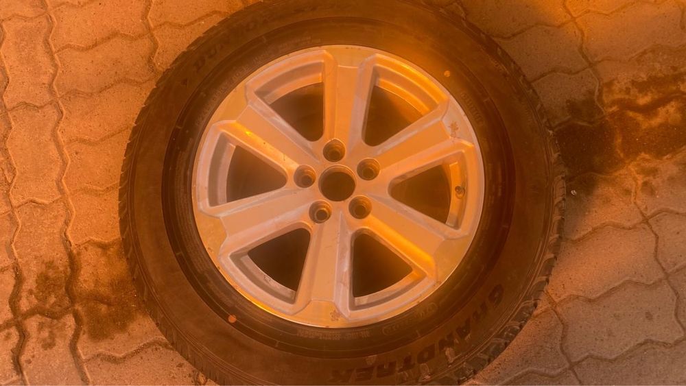Титановые диски  с покрышкой Dunlop