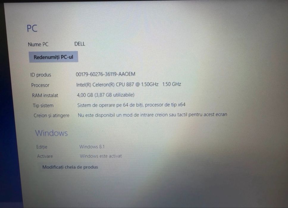 Laptop Dell-windows 8