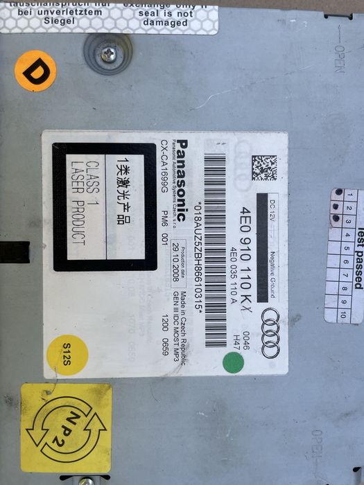 Magazie CD uri Audi A6 C6 facelift 4E0910110K 4E0035110A