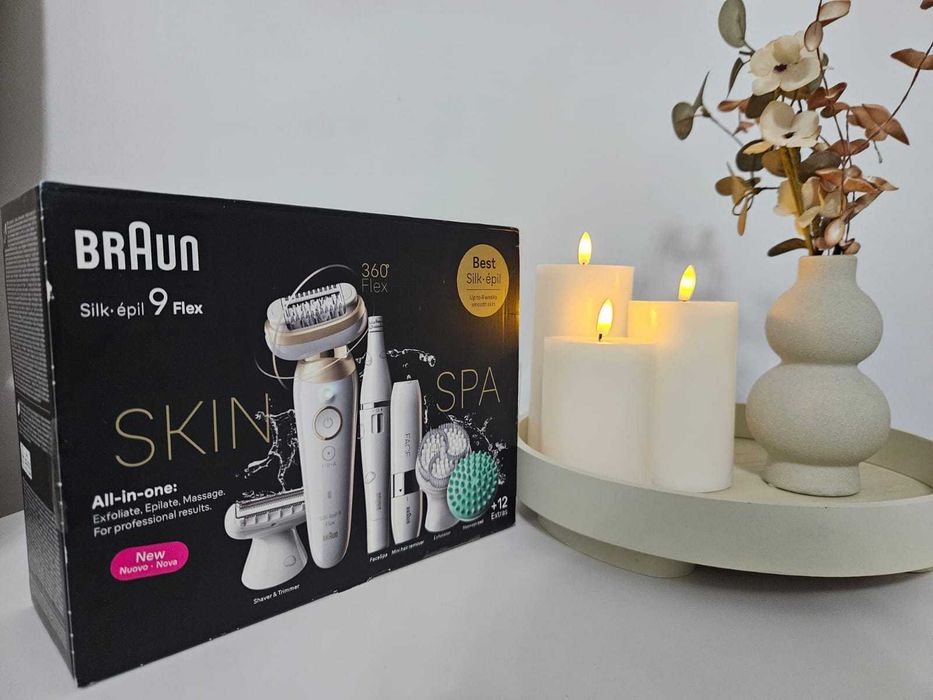 Aparat Braun 360 Silk-épil 9 Flex Skin Spa