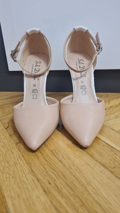 Pantofi din piele naturala 35