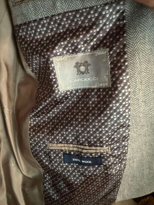 Вълнено сако Carducci - размер 48 Slim Fit