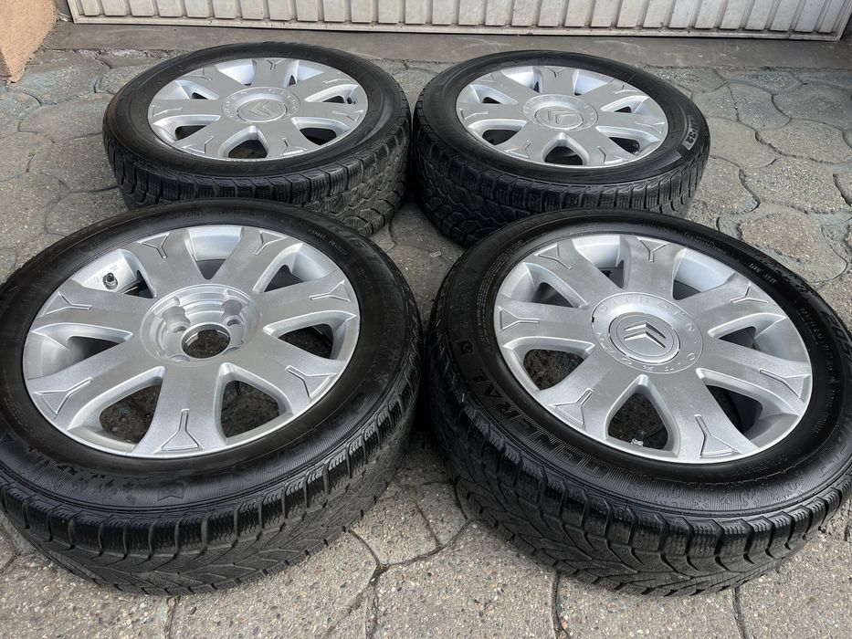 Jante aliaj 4x108mm, anvelope 205/55 R16, Citroen C3, C4, Xsara Picasso, Etc