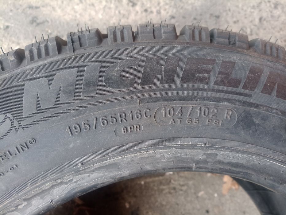 4 anvelope de iarna NOI Michelin 195/65 R16C dot 2523