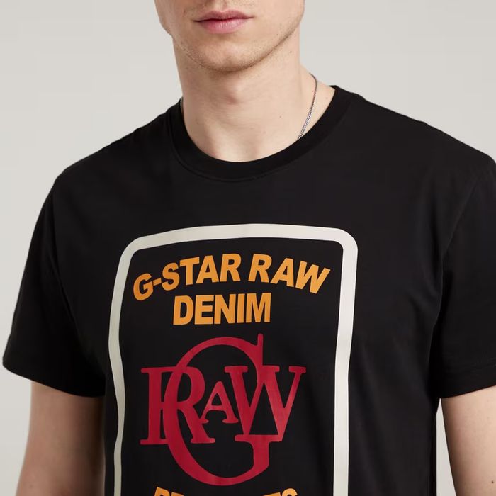 Оригинална тениска G-Star Raw Multicolor M , L , XL нова мъжка черна