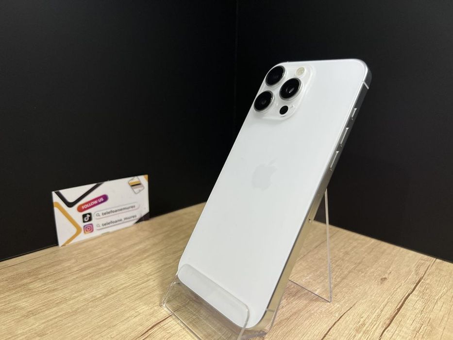 Iphone 16 Pro Max 256Gb White Titanium Second-Hand 3 ani garanție, Tel