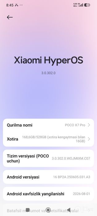 Poco x7 pro 12/512 black