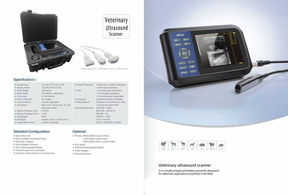Veterinariya Uzi apparati ULTRA SONIC V8