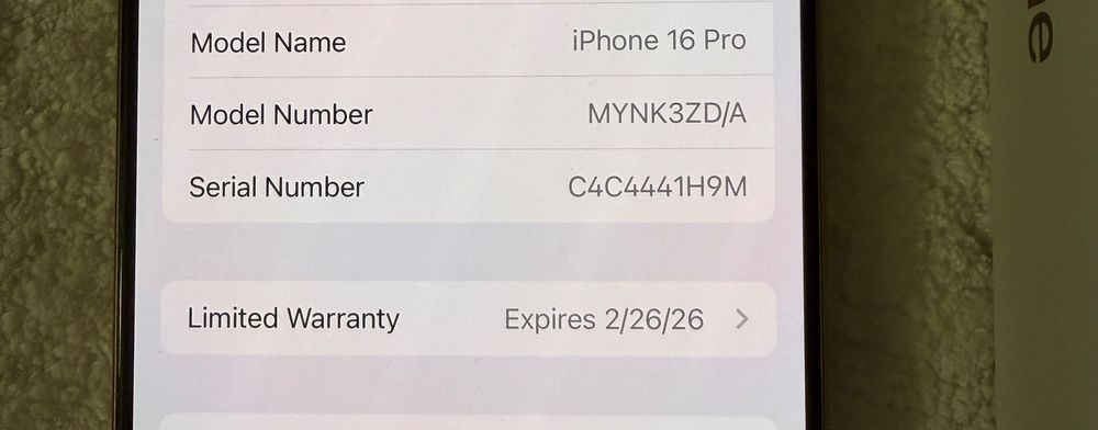 iPhone 16 Pro 256 desert titanium 100% health battery + гаранция