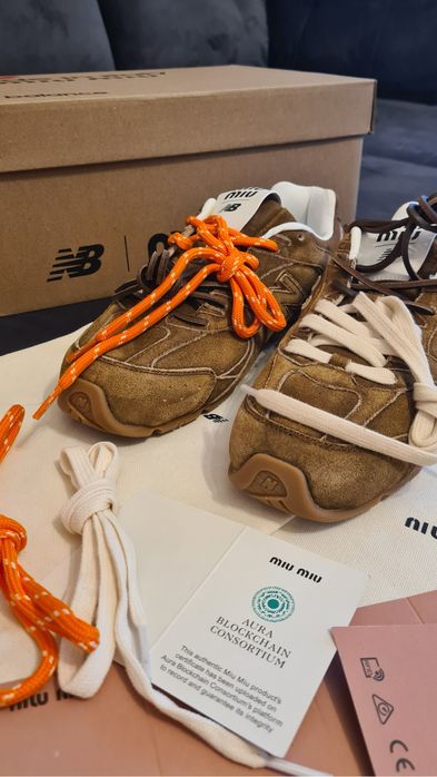 Mi* Mi* x New Balance sneackers - piele naturala/premium/full pack