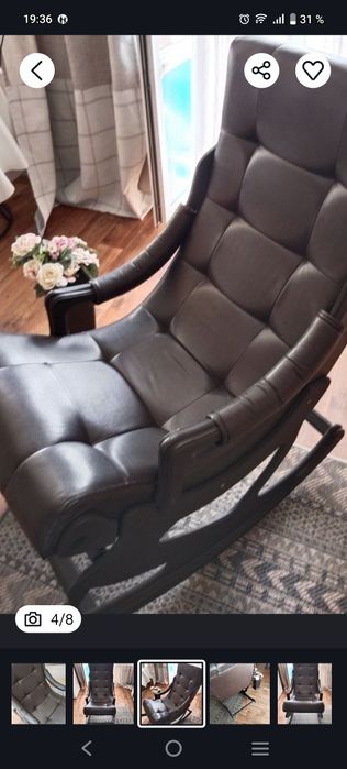 Продам кресло кожаное