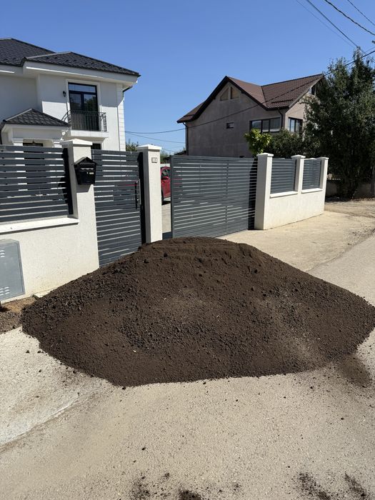 Pamant negru vegetal pentru gazon