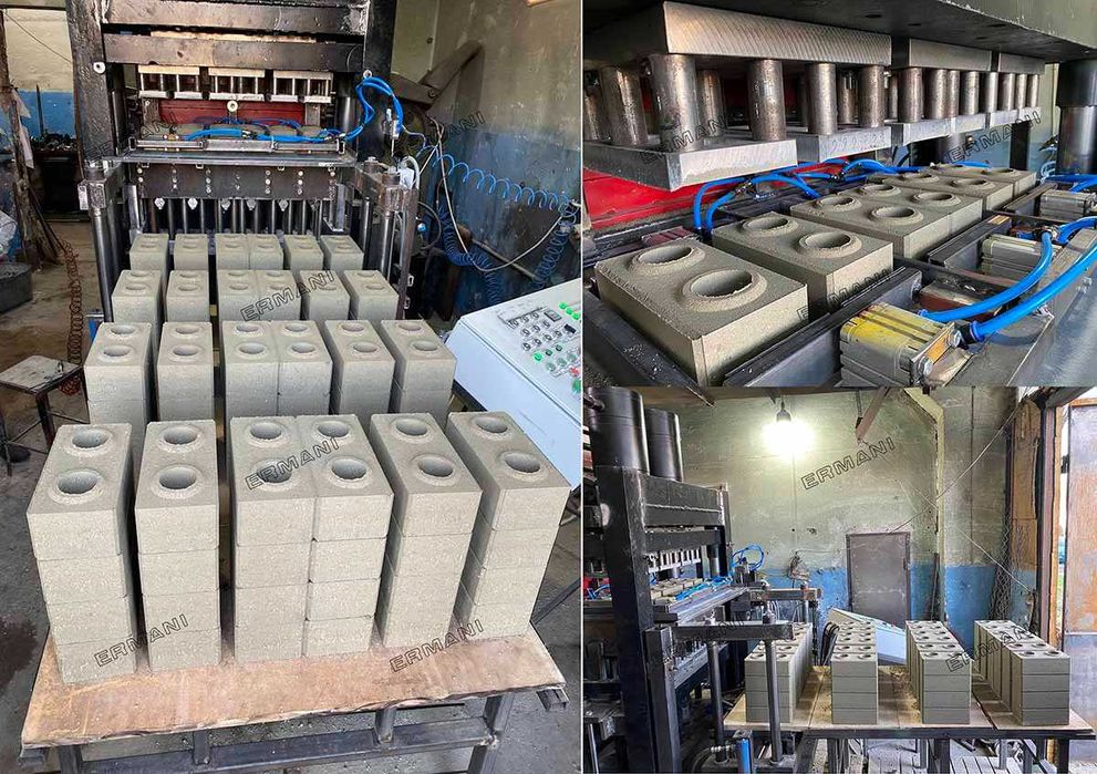 ERMANI hiper-500AT - hiperpress pentru producția de blocuri