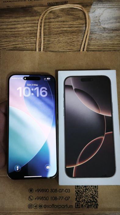Iphone 16 PRO MAX 3X/A 256 Sim+Esim