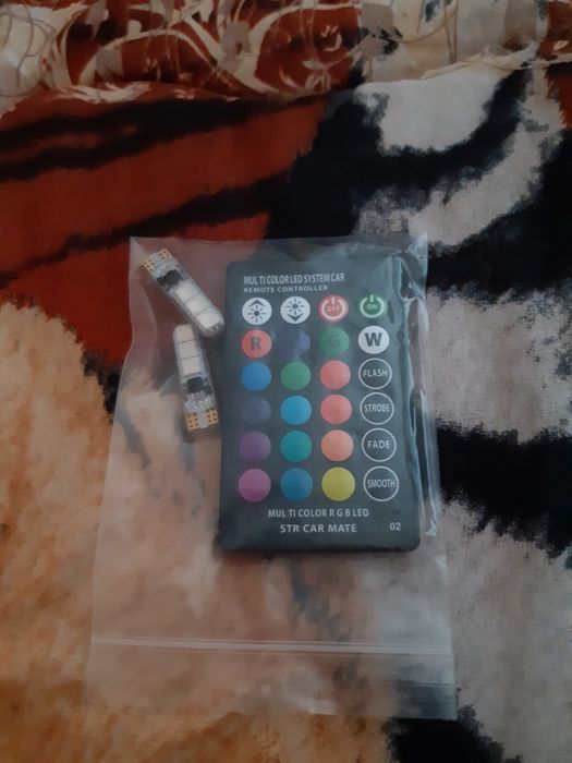 RGB LED авто крушки