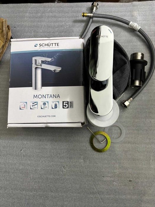 Baterie lavoar Schutte Montana 32  monocomandă baie cu capac pop-up