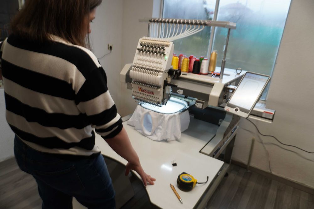 Бродировъчна машина Едноглава 1250 Х 550 Нов модел