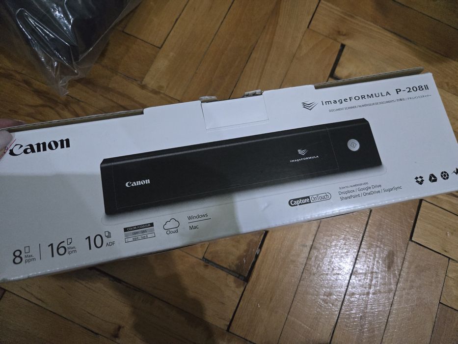 Преносим мобилен скенер Canon imageFORMULA P-208II