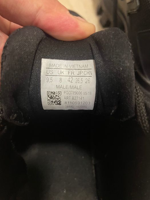 Prada  Black Cloudbust thunder knit fabric sneakers