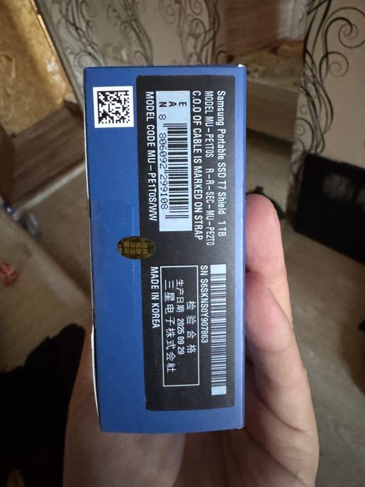 Samsung T7 Shield 1TB — внешний SSD