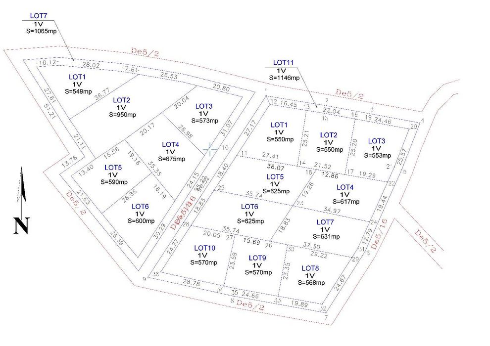 Parcele teren intravilan 438-30.000 mp