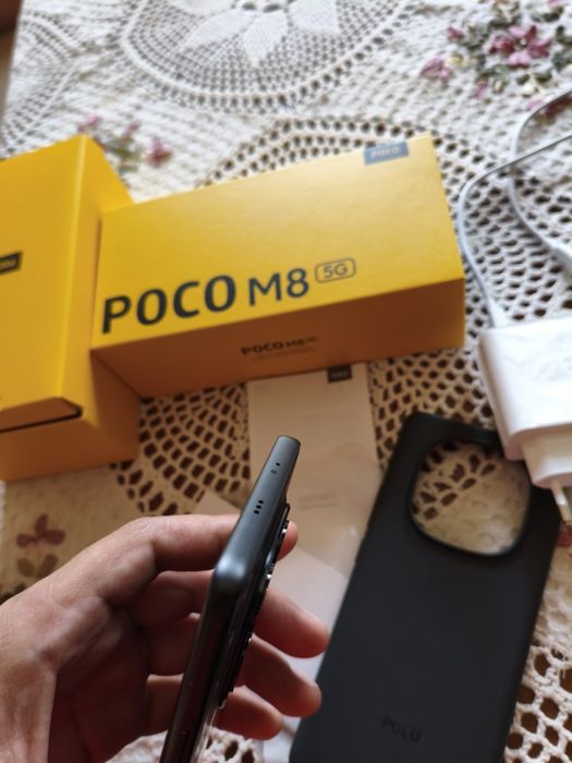 Poco M8 5G 8/256 в идеальном состоянии в полном комплекте (как новый)