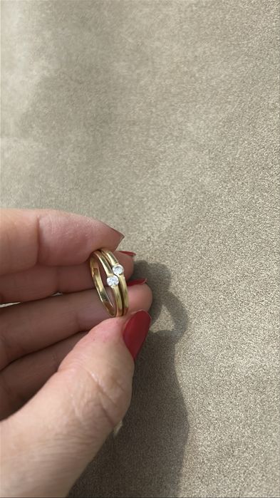 Кольцо с бриллиантами 750 пробы