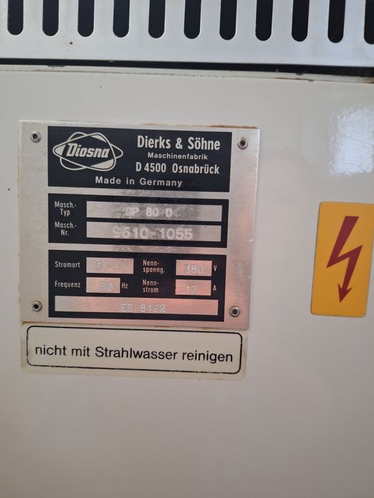 Malaxor spiral Diosna SP 80D-80L