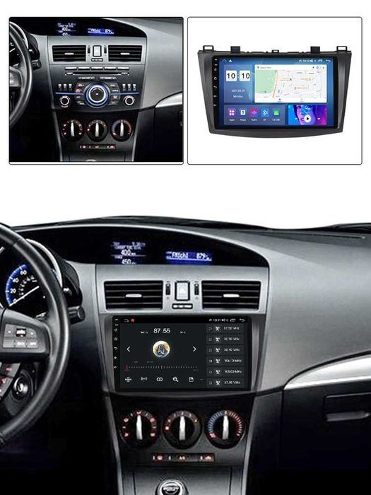 Navigatie Android 14 MAZDA 3 2003-2013 1/8 Gb Waze CarPlay + CAMERA