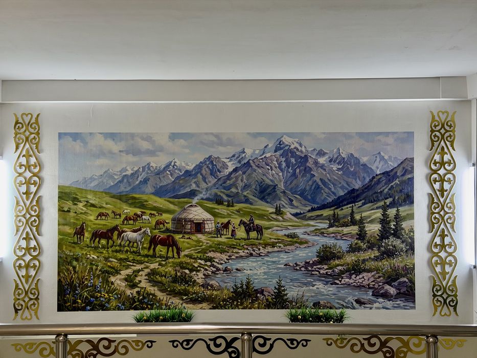 Роспись стен / Рисунок на стену / Қабырғаға сурет салу / Художник