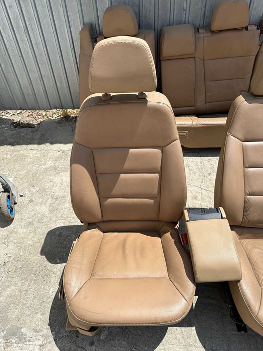 Interior complet Opel Vectra C Break piele crem 2002-2008